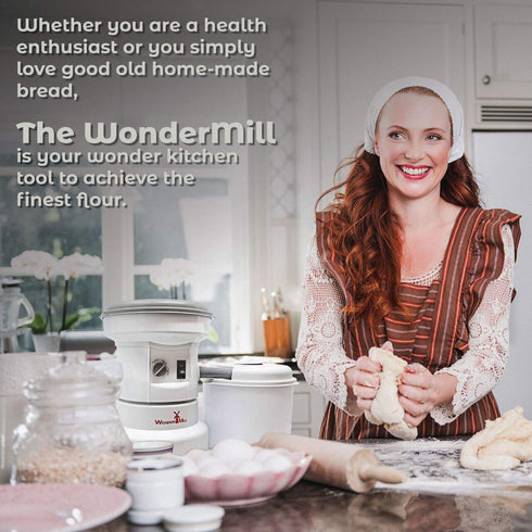 WONDERMILL Flour Bagger for Electric Grain Grinder - Efficient Grain Storage
