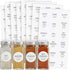 Talented Kitchen 144 Spice Labels Stickers - Preprinted White Spice Jar Labels for Organization, Water Resistant