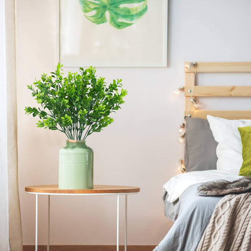 Ouddy Decor 6 Bundles Mixed Artificial Greenery Stems, Faux Eucalyptus Rosemary Magnolia for Home Decor