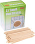 Gmark 5.5" Wood Coffee Stirrers - 1000 ct Natural Birch Wood Beverage Stirrers, Round End (length 140mm, width 6mm)
