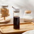 Yiyiring 1 Set 8 oz, Pcs Cruet Dispenser White Glass Soy Sauce Dispenser, Small Olive Oil and Vinegar Bottles, Soy