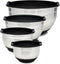 Bellemain Stainless Steel Non-Slip Mixing Bowls with Lids, 4-Piece Set