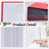Photo Album 4x6, 200 Photos with Writing Space, Leather Cover Album with Display Window, Wedding Family Gift