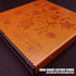 Photo Album Self Adhesive - Huge Magnetic Self-Stick Page Picture Album with Leather Vintage Inspired Cover, Brown 40