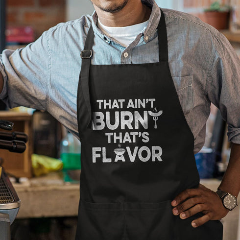SANDJEST Funny Mens Aprons with Pockets, BBQ Kitchen Cooking Aprons for Birthday Christmas Gifts