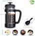 Easyworkz French Press 12 oz Coffee Tea Maker with Borosilicate Glass,Soft Grip Handle by Easyworkz