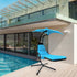 Hammock Outdoor Hanging Lounge Chair Replacement Cushion Cover and Umbrella Fabric, Made for Patio Curved Chaise Lounge