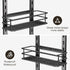Orimade Adjustable Anti-slip Shower Caddy, Rustproof Hanging Organizer with 2 Hooks for Shower Storage
