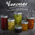 4 OZ 40 PACK VERONES Mason Jars Canning Jars, Jelly Jars With One Piece Regular Lids, Ideal for Jam, Honey, Wedding