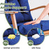 QemoraHome Set Outdoor Rocking Chair Cushion Waterproof Weather Resistant Tufted with Ties, Non-Slip High Back Chair