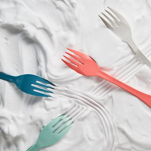 Knork Eco Togo Ware Reusable Bamboo 6 Piece Plant-Based Utensil Lunch Pack