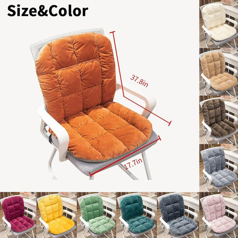 GKWW Desk Chair Cushion Non-Slip Rocking Seat Cushion Office Chair Pad Dorm Seat Cushion with High Back Support Soft