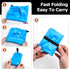 Criyar Washable Reusable Grocery Bags, Foldable Reusable Shopping Bags, Polyester Tote, Pocket Size Carrier