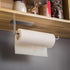 SUNTECH Paper Towel Holder Under Cabinet - Self Adhesive Wall Mount for Kitchen & Bathroom, Stainless Steel Organizer
