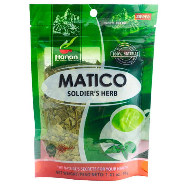 Hanan Te de Matico 40g - Matico Loose Leaf Tea Soldiers Herb,
