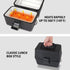 12V 1.6 (1.5 6 (1.8m) 300F (149C) Koolatron Heating Lunch Box Stove, Qt L) Black ft Power Cord Heats to Built-In Cord