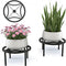 TOSKING 2-Pack Plant Stands - Heavy Duty Low Plant Stand, No Assembly