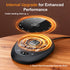 4 Settings 1-12H MEION Coffee Mug Warmer for Desk, Coffee Cup Warmer, Temp & Timer, Coffee Warmer with Auto Shut Off