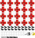 20 Pack Chicken Waterer Nipples - Easy Install Leakproof Poultry Watering System