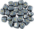SUNYIK Natural Hematite Rune Stones Set with Engraved Elder Futhark Alphabet, Polished Healing Kit