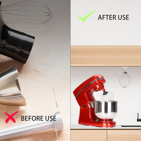 4 Pack Stand Mixer Attachment Holders - Kitchen Accessory Organizer for Kitchenaid Mixer Attachments, Storing Dough
