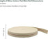 Light of Mine 3/4" Inch 33' Foot 100% Cotton Flat Wick for Paraffin Oil Lanterns and Oil Lamps