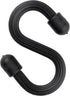 Nite Ize Gear Tie Bendable S-Hook - Black - 4 Count (4 Pack) by Nite Ize