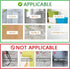 PMMASTO Adhesive Acrylic Spice Rack Organizer for Wall with Nano Double Sided Tape for Kitchen Cabinet Door