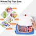2 Packs Packs,Small Genteen Freezable Snack Bag Built with Ice Cooler Bag Insulated Bag Reusable, Zip Closure