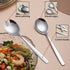 Salad Server Set, 4 Pieces Stainless Steel Salad Serving Set, Salad Spoon, Fork, Dishwasher Safe