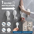 TAILI 4 Pack Suction Towel Hook for Bathroom, Damage-Free Hanging Hooks for Inside Shower Wall, Powerful Vacuum Suction