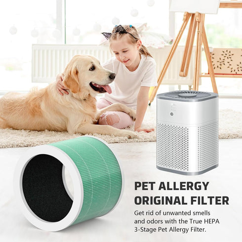 HY1800 True H13 HEPA Replacement Filter for Loytio/Honeyuan/AYAFATO/IOIOW HY1800 Air Cleaner