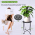 Fashion&cool Side Tables for Small Space, Metal Outdoor Indoor Round Side Table, Small End Table Pool Chair Side Table