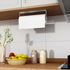 Paper Towel Holder Under Cabinet, Wall Mount Paper Towel Holder for Kitchen Bathroom, Stainless Steel, Adhesive