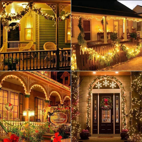 Joomer 4 Pack 16FT 50 LED Fairy Lights Battery Operated, Each LED Cuttable Starry Lights with Timer for Bedroom