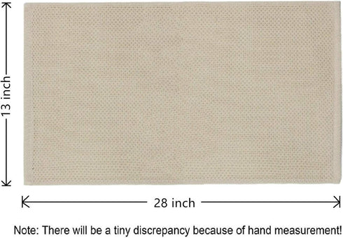 Mia's Dream Soft Absorbent Cotton Waffle Weave Kitchen Dish Cloth, 3 Pack 13x28 inch (Beige)