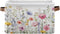 Herbal Wildflowers 1pc Storage Basket, Large Collapsible Canvas Organizer with Handle for Home Office Decor