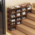 Spaces,5 Entryway,Closet,Corner,Doorway,Skinny Vertical Shoe Rack - Tall Narrow Shoe Rack Organizer for Small Tier