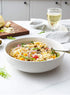 45 oz, Set 8.5 Inch, Set 4, LE TAUCI Pasta Bowls Salad Bowls for Serving Soup, Pasta, Noodle, Dinner, Large Kitchen