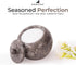 4" Inch Countertop, Radicaln Marble Salt Cellar with Lid Oceanic Salt Jar & Spice Storage Containers For Kitchen Ideal