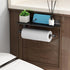 Danpoo Matte Black Wall Mount Paper Towel Holder with Shelf