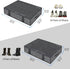 Large Under Bed Boots Shoes Storage Organizer Set of 2 (14+4 Pairs), Heavy Duty Foldable Fabric Shoe Container Box with