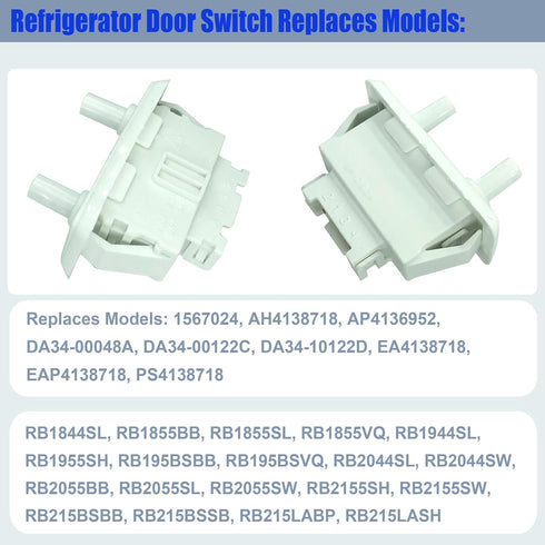 DA34-00006C Refrigerator Door Switch Replacement for Samsung Models DA34-00006D, DA34-00048A