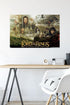 The Lord of the Rings: The Motion Picture Trilogy Wall Poster, 34L" x 22.4W", Premium Poster & Mount Bundle