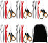 Seafood Crab Crackers and Tools - 21 Pcs Set with Crab Leg Crackers, Lobster Shellers, Seafood Scissors