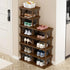Spaces,5 Entryway,Closet,Corner,Doorway,Skinny Vertical Shoe Rack - Tall Narrow Shoe Rack Organizer for Small Tier