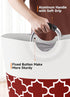 Large Laundry Basket, Collapsible Tall Hamper Bag with Handles for Waterproof Travel Bathroom College Essentials