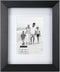 Malden International Designs Berkeley Matted Black Wood Picture Frame, 5x7/8x10