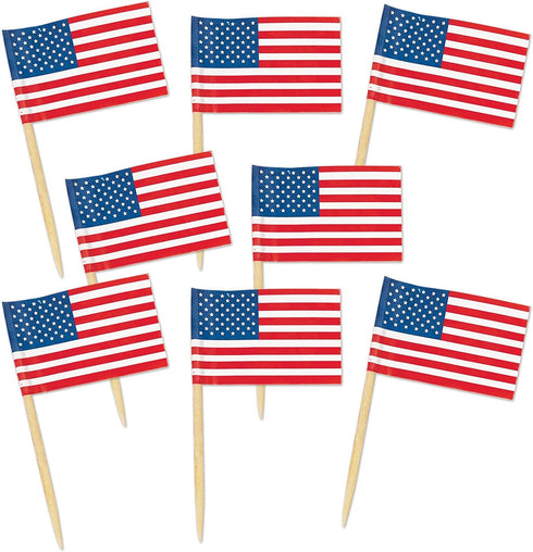 Beistle Packaged U.S. Flag Picks