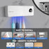 Littte Quokka 2000mAh 4 Little Quokka Toothbrush Sanitizeri Holder, Rechargeable Cordless Wall Mounted Holders